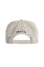 Load image into Gallery viewer, 'What To Do' Daisy Surf Cap in White